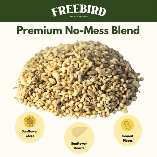 Finch No Mess Shell-Free Blend – 7 lb