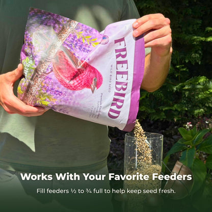 Freebird Finch Bird Seed Blend with Nyjer, Canary & Sunflower Chips - 6 lb