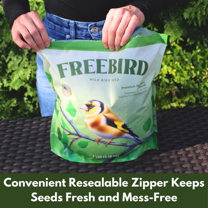 Finch No Mess Shell-Free Blend – 7 lb