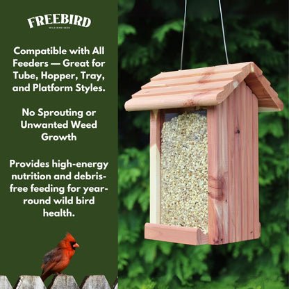 Finch No Mess Shell-Free Blend – 7 lb
