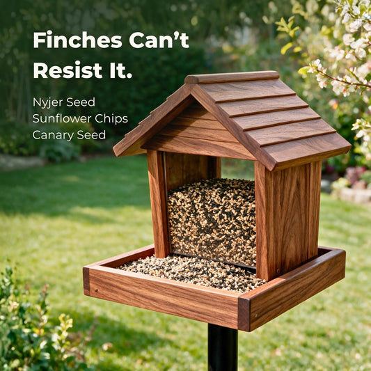 Freebird Finch Bird Seed Blend with Nyjer, Canary & Sunflower Chips - 6 lb