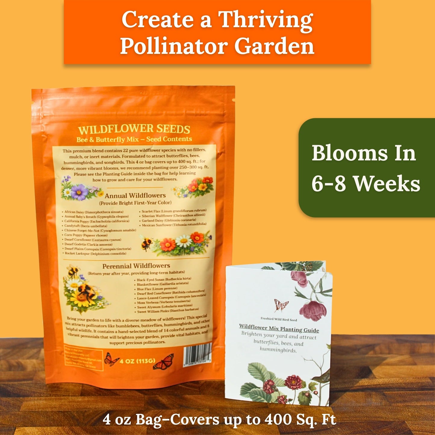 Pollinator Wildflower Mix – 4 oz