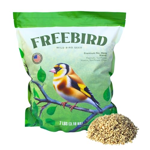 Freebird Premium No Mess Bird Seed for Outdoor Feeders - 7 lb